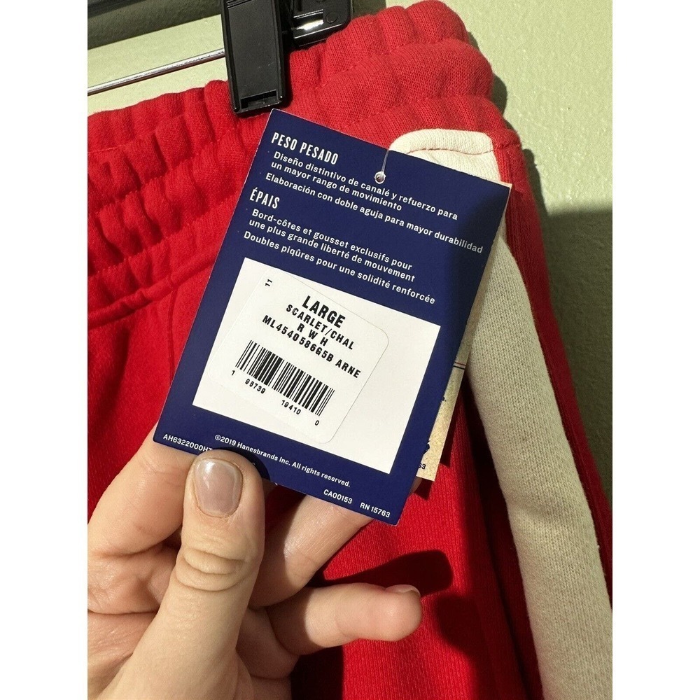 Champion Letterman Patch Jacket Joggers 2-Piece Set Rose Track Size Large Red - Picture 8 of 16